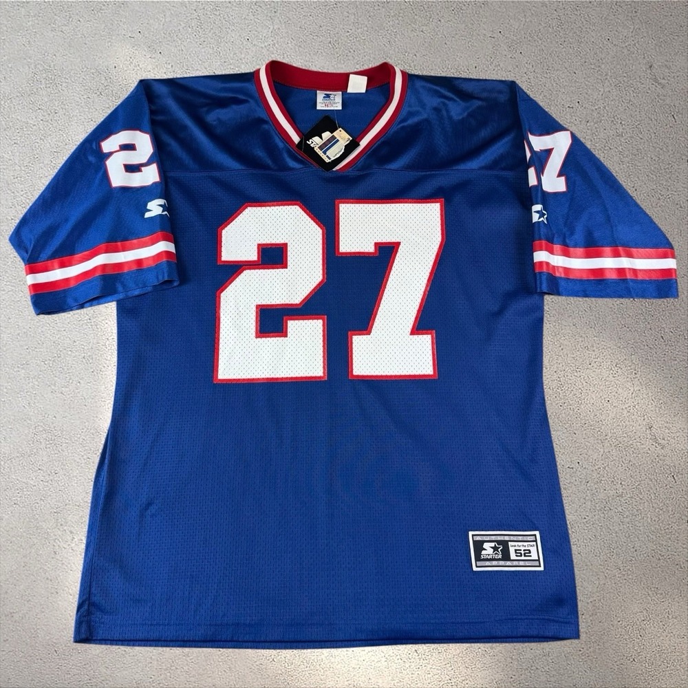 Vintage Starter Rodney Hampton New York Giants Jersey XL (52) NWT #27 90s